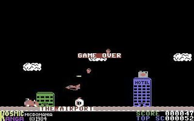 Kosmic Kanga - Screenshot - Game Over (Europe) - 320x200