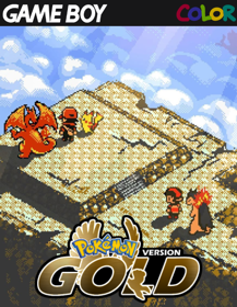 Pokémon Gold Version - Poster (North America) - 500x646