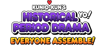 Downtown Special: Kunio-kun no Jidaigeki da yo Zen'in Shūgō! - Clear Logo (United States) - 1536x672