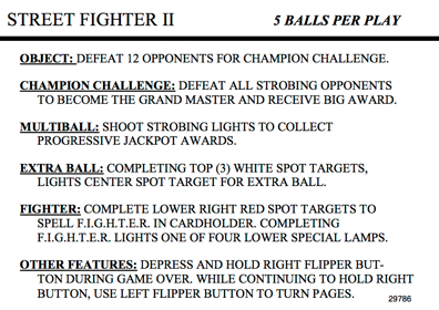 Street Fighter II - Arcade - Controls Information (World) - 890x630