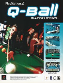 Q-Ball: Billiards Master - Advertisement Flyer - Front (United States) - 2476x3240