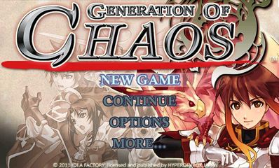 Generation of Chaos - Screenshot - Game Title (World) - 792x477