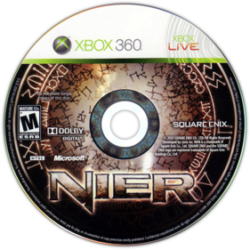 NieR - Disc (North America) - 489x489
