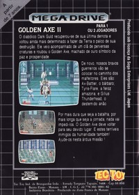 Golden Axe II - Box - Back (Brazil) - 1449x2031