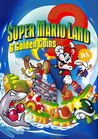 Super Mario Land 2: 6 Golden Coins DX - Fanart - Box - Front (World) - 1800x2550