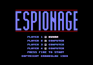 Espionage: The Computer Game - Screenshot - Game Select (Europe) - 384x272