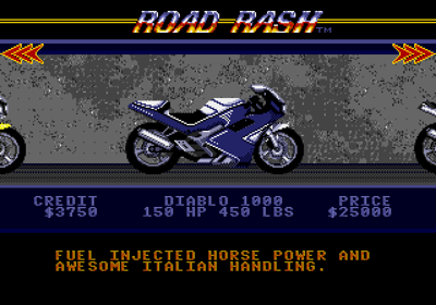 Road Rash - Screenshot - Gameplay (World) - 640x448
