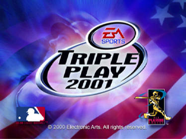 Triple Play 2001 - Screenshot - Game Title (North America) - 640x480