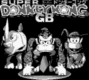 Donkey Kong Land - Screenshot - Game Title (Japan) - 160x144