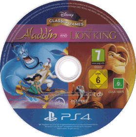 Disney Classic Games: Aladdin and The Lion King - Disc (World) - 754x757