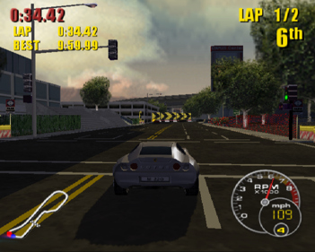 Supercar Street Challenge - Screenshot - Gameplay (World) - 640x512