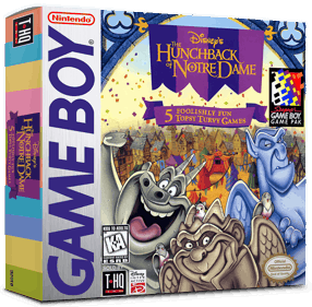 Disney's The Hunchback of Notre Dame: 5 Foolishly Fun Topsy Turvy Games - Box - 3D (North America) - 1016x998