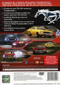 Ford Mustang: The Legend Lives - Box - Back (France) - 483x680
