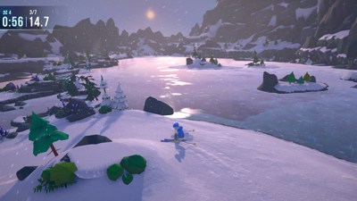Lonely Mountains: Snow Riders - Screenshot - Gameplay (World) - 3840x2160