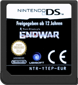 Tom Clancy's EndWar - Cart - Front (Europe) - 517x564