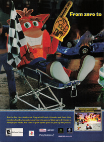 Crash Nitro Kart - Advertisement Flyer - Front (United States) - 1619x2200