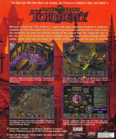 Planescape: Torment - Box - Back (North America) - 800x961