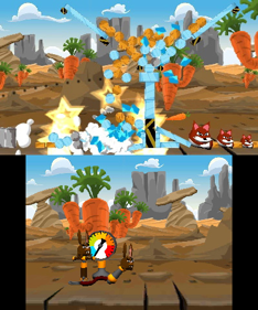 Angry Bunnies - Screenshot - Gameplay (North America) - 400x480