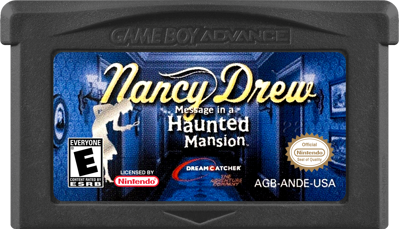 Nancy Drew: Message in a Haunted Mansion - Cart - Front (North America) - 1000x574