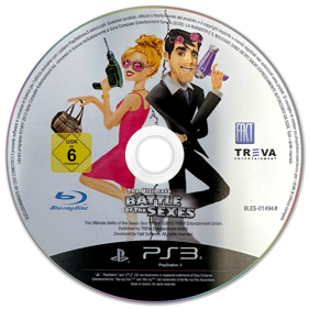 The Ultimate Battle of the Sexes: Quiz & Play! - Disc (Europe) - 900x900