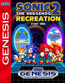 Sonic the Hedgehog 2 Recreation - Fanart - Box - Front (World) - 798x1016