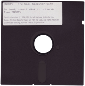 Snoopy: The Cool Computer Game - Disc (United Kingdom) - 793x796
