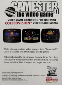 Gamester81: The Video Game - Box - Back (World) - 497x680