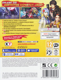 Toukiden: Kiwami - Box - Back (Germany) - 600x778