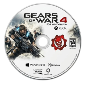 Gears of War 4 - Fanart - Disc (North America) - 504x494