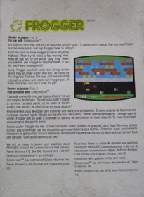 Frogger - Box - Back (Canada) - 497x680