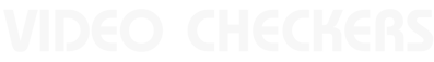 Video Checkers - Clear Logo (World) - 2400x345