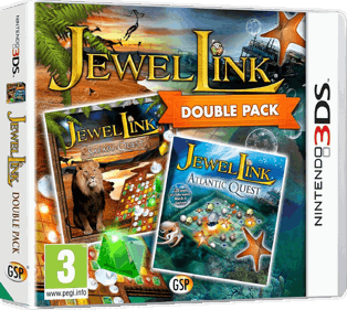 Jewel Link Double Pack: Safari Quest and Atlantic Quest - Box - 3D (Europe) - 1591x1423