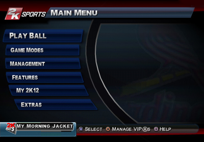 Major League Baseball 2K12 - Screenshot - Game Select (North America) - 640x448