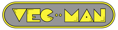 Vec-Man - Clear Logo (World) - 2400x627