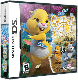 Zhu Zhu Pets: Quest for Zhu - Box - 3D (North America) - 870x881