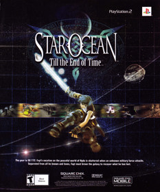 Star Ocean: Till the End of Time - Advertisement Flyer - Front (United States) - 1904x2290