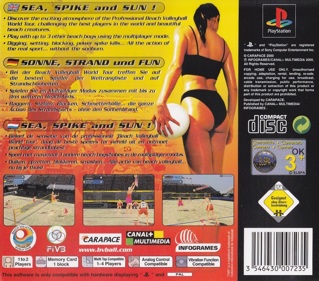 Power Spike: Pro Beach Volleyball - Box - Back (Europe) - 866x762
