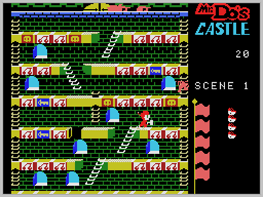 Mr. Do!'s Castle - Screenshot - Gameplay (North America) - 256x192