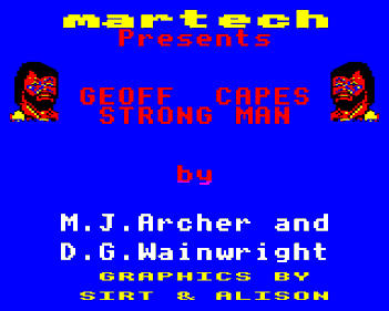 Geoff Capes Strongman - Screenshot - Game Title (United Kingdom) - 640x512