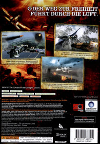 Heroes Over Europe - Box - Back (Germany) - 600x862