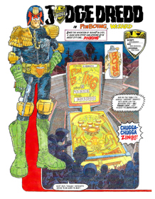 Judge Dredd - Advertisement Flyer - Front (World) - 850x1093