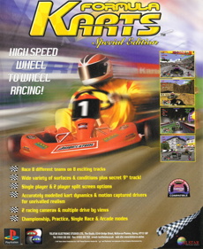 Formula Karts: Special Edition - Advertisement Flyer - Front (United Kingdom) - 1800x2196