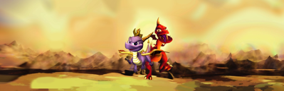 Spyro 2: Ripto's Rage! - Banner (World) - 1920x620