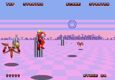 Space Harrier II - Screenshot - Gameplay (World) - 640x448