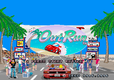 Sega Ages: OutRun - Screenshot - Game Title (Japan) - 640x448