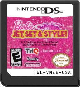 Barbie: Jet, Set & Style! - Cart - Front (North America) - 517x564
