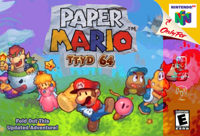 Paper Mario: TTYD 64 - Fanart - Box - Front (North America) - 1080x739