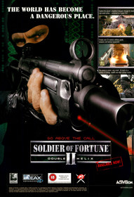 Soldier of Fortune II: Double Helix - Advertisement Flyer - Front (United Kingdom) - 1503x2200