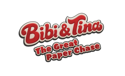 Bibi & Tina: The Great Paper Chase - Clear Logo (World) - 4200x2560
