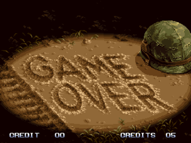 Metal Slug - Screenshot - Game Over (Japan) - 640x480